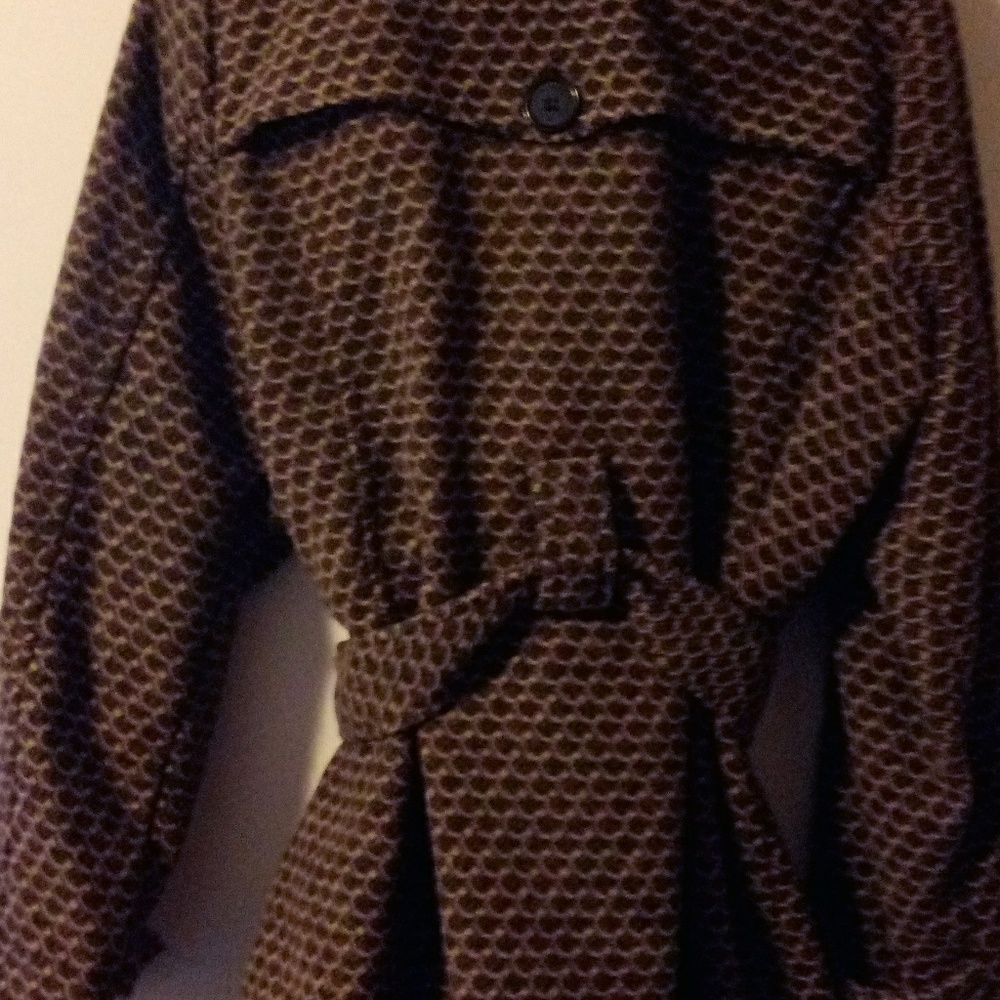Wool trench coat